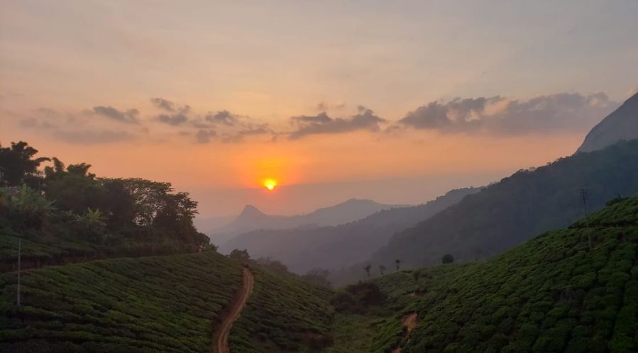 Sunset viewpoints in Munnar
