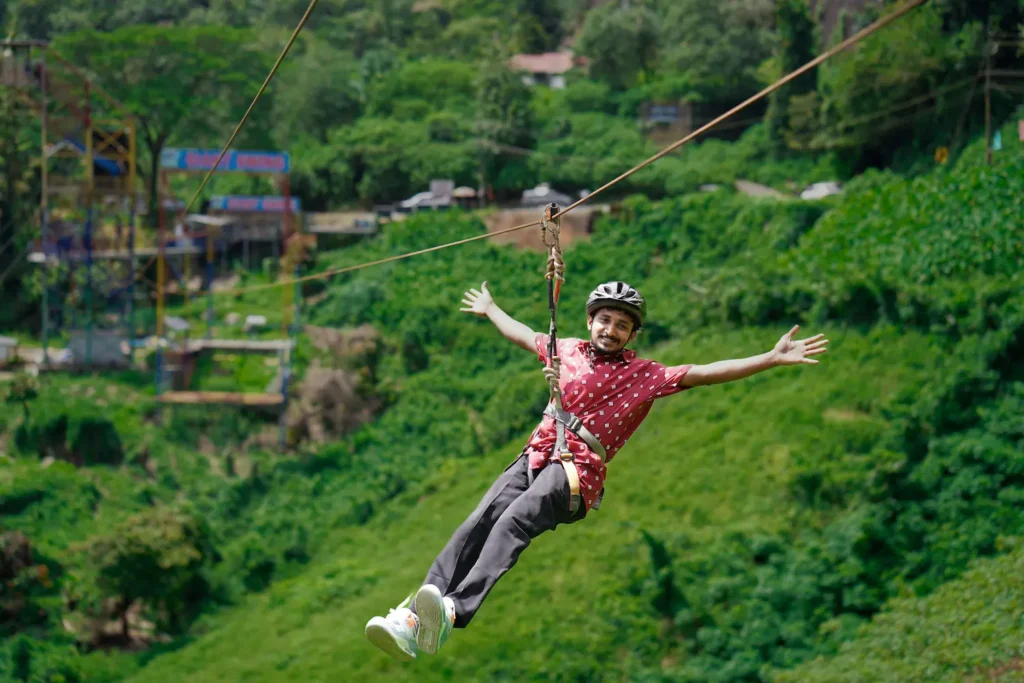 zipline adventure in munnar