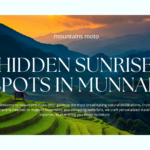 hidden sunrise spots in munnar