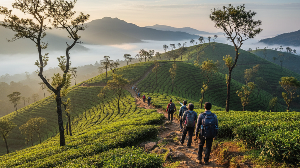 Trekking trails in munnar